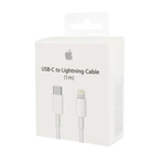 Laptop, Telefoane si Tablete/Telefoane mobile si accesorii/Accesorii Telefoane/Cabluri si adaptoare telefoane - Cablu de date/incarcare Apple pentru iPhone, conector USB-C la Lightning, 1m, alb - Infinity.ro