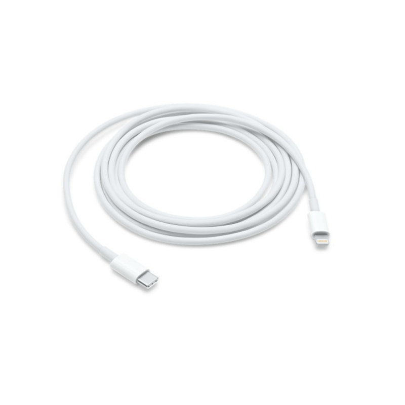 Laptop, Telefoane si Tablete/Telefoane mobile si accesorii/Accesorii Telefoane/Cabluri si adaptoare telefoane - Cablu de date/incarcare Apple pentru iPhone, conector USB-C la Lightning, 1m, alb - Infinity.ro