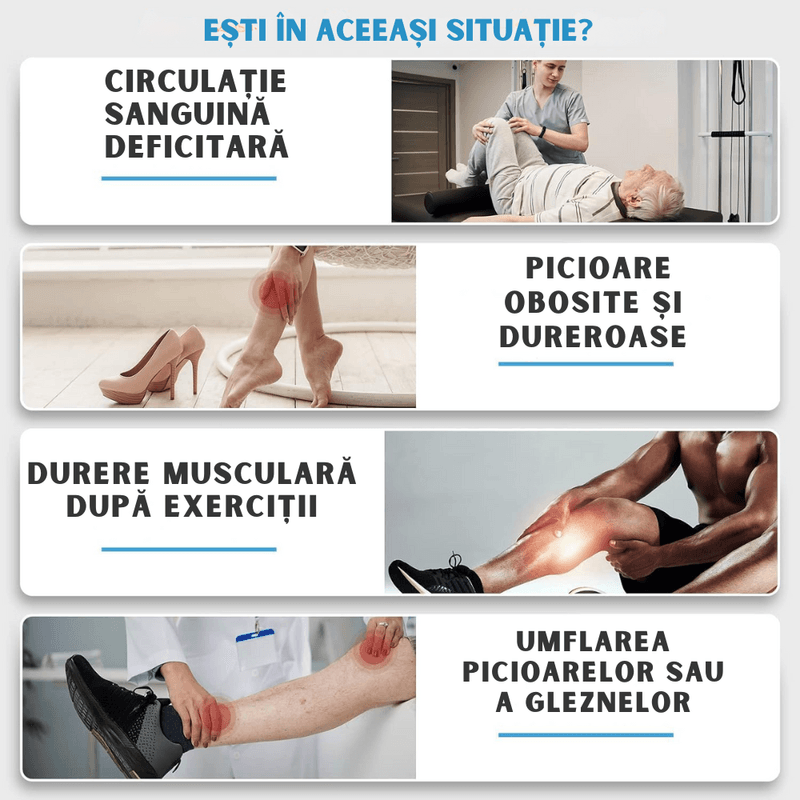 Ingrijire personala si Cosmetice - Sanatate si wellness - Articole wellness - Aparate si dispozitive de masaj - Aparat pentru masat picioare, Ila Product®, Vibratii, Caldura, Terapie magnetica, PuLsatii EMS&TENS, Telecomanda - Infinity.ro