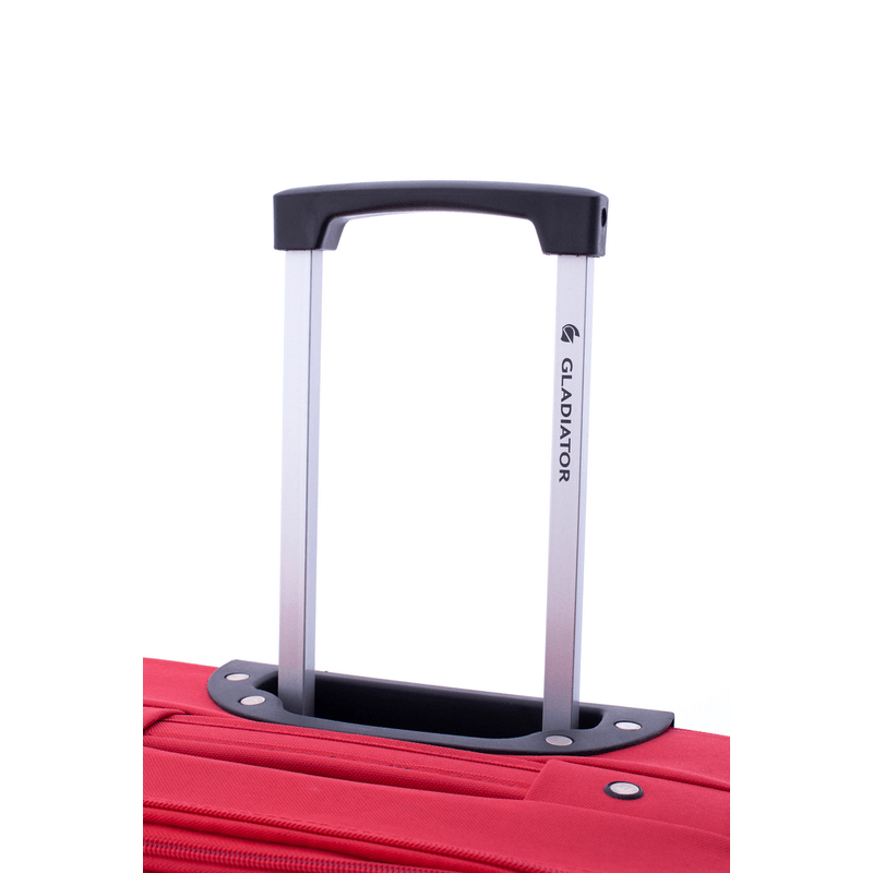 Sport si Outdoor - Articole de voiaj - Trolere - Troler Mediu, Extensibil, 2 Roti, Gladiator, Metro, MG 2111 - 61 cm, Rosu - Infinity.ro