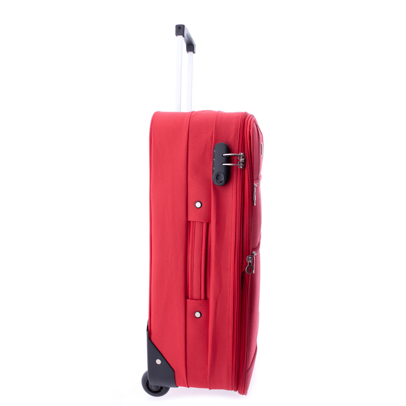 Sport si Outdoor - Articole de voiaj - Trolere - Troler Mediu, Extensibil, 2 Roti, Gladiator, Metro, MG 2111 - 61 cm, Rosu - Infinity.ro