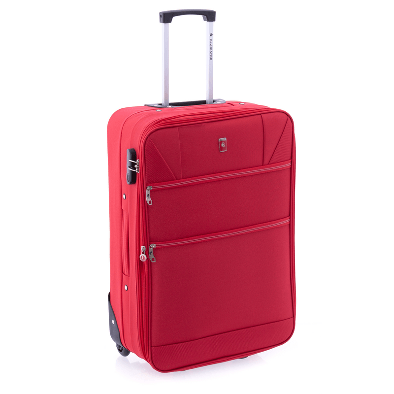 Sport si Outdoor - Articole de voiaj - Trolere - Troler Mediu, Extensibil, 2 Roti, Gladiator, Metro, MG 2111 - 61 cm, Rosu - Infinity.ro