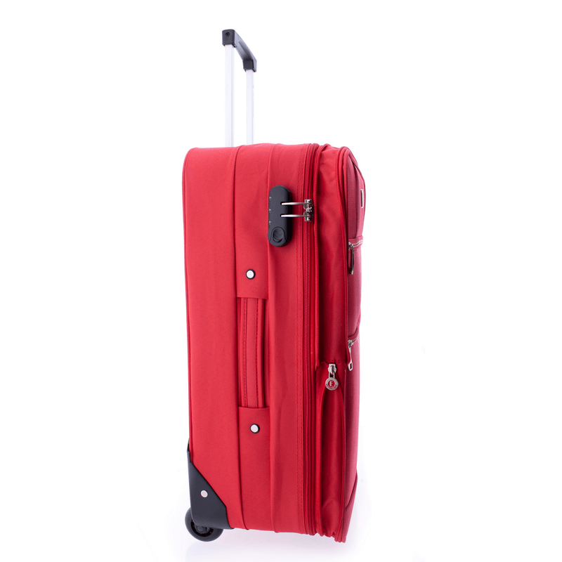 Sport si Outdoor - Articole de voiaj - Trolere - Troler Mediu, Extensibil, 2 Roti, Gladiator, Metro, MG 2111 - 61 cm, Rosu - Infinity.ro