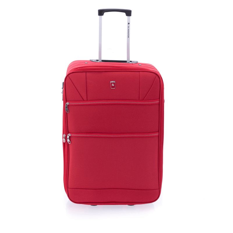 Sport si Outdoor - Articole de voiaj - Trolere - Troler Mediu, Extensibil, 2 Roti, Gladiator, Metro, MG 2111 - 61 cm, Rosu - Infinity.ro