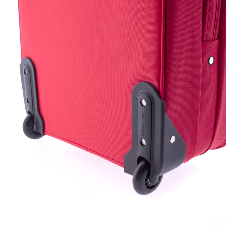 Sport si Outdoor - Articole de voiaj - Trolere - Troler Mediu, Extensibil, 2 Roti, Gladiator, Metro, MG 2111 - 61 cm, Rosu - Infinity.ro