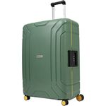 Sport si Outdoor - Articole de voiaj - Trolere - Set Troler, CarryOn, STEWARD, Polipropilena, Cifru TSA, inchidere cu clapeta, 2 Piese, M+L, Verde - Infinity.ro