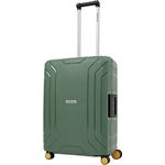 Sport si Outdoor - Articole de voiaj - Trolere - Set Troler, CarryOn, STEWARD, Polipropilena, Cifru TSA, inchidere cu clapeta, 2 Piese, M+L, Verde - Infinity.ro