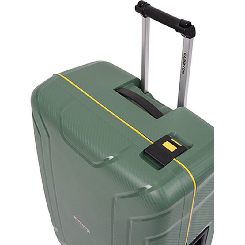 Sport si Outdoor - Articole de voiaj - Trolere - Set Troler, CarryOn, STEWARD, Polipropilena, Cifru TSA, inchidere cu clapeta, 2 Piese, M+L, Verde - Infinity.ro