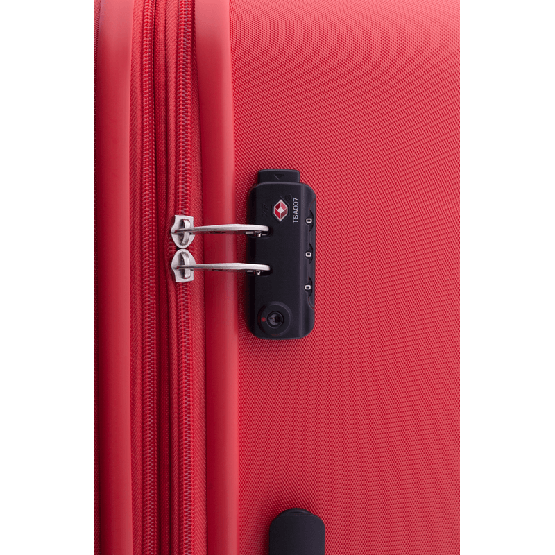 Sport si Outdoor - Articole de voiaj - Trolere - Troler Mare, Extensibil, ABS, 4 Roti Duble, Gladiator, Mambo, MG 4312 - 75 cm, Rosu - Infinity.ro