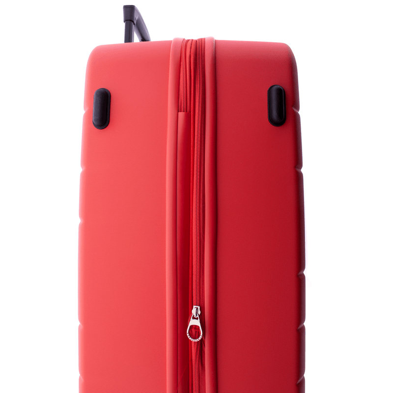 Sport si Outdoor - Articole de voiaj - Trolere - Troler Mare, Extensibil, ABS, 4 Roti Duble, Gladiator, Mambo, MG 4312 - 75 cm, Rosu - Infinity.ro