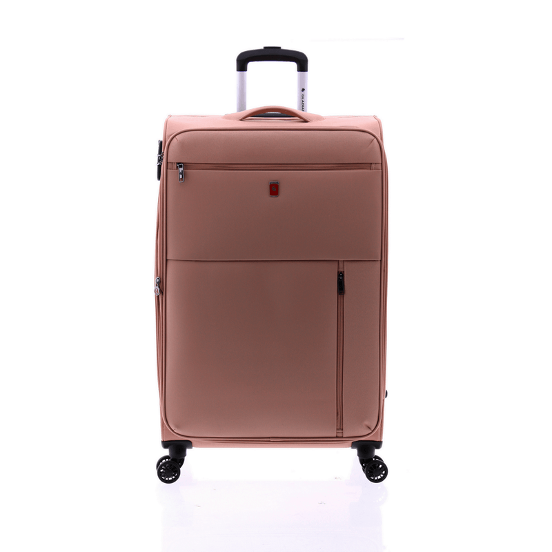 Sport si Outdoor - Articole de voiaj - Trolere - Troler Mare, Extensibil, 4 Roti Duble, Nylon, Gladiator, Arctic, MG 3712 - 78 cm, Rose - Infinity.ro