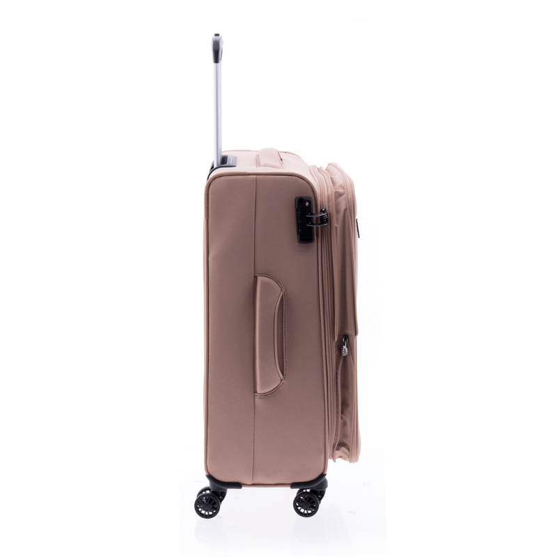 Sport si Outdoor - Articole de voiaj - Trolere - Troler Mediu, Extensibil, 4 Roti Duble, Nylon, Gladiator, Arctic, MG 3711 - 66 cm, Rose - Infinity.ro