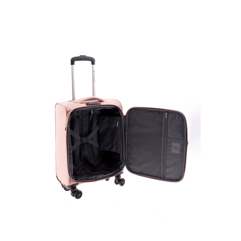Sport si Outdoor - Articole de voiaj - Trolere - Troler Cabina, 4 Roti Duble, Nylon, Gladiator, Arctic, MG 3710 - 55 cm, Rose - Infinity.ro
