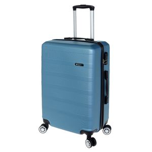 Troler Mediu, Seagull, ABS, 4 Roti Duble, SG 176 - 66 cm, Albastru