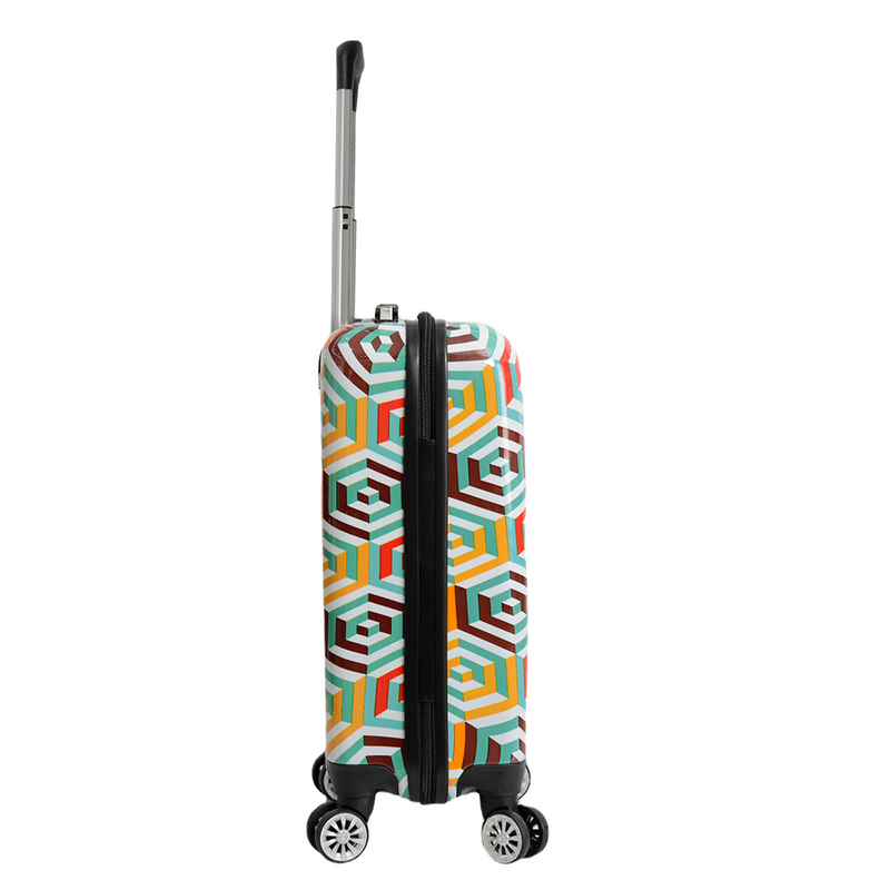 Sport si Outdoor - Articole de voiaj - Trolere - Troler Cabina Madisson SW36820G, Policarbonat, 4 Roti Duble, 55 cm, Multicolor - Infinity.ro