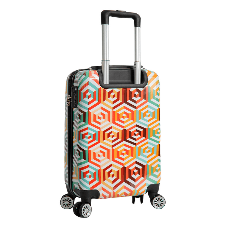 Sport si Outdoor - Articole de voiaj - Trolere - Troler Cabina Madisson SW36820G, Policarbonat, 4 Roti Duble, 55 cm, Multicolor - Infinity.ro