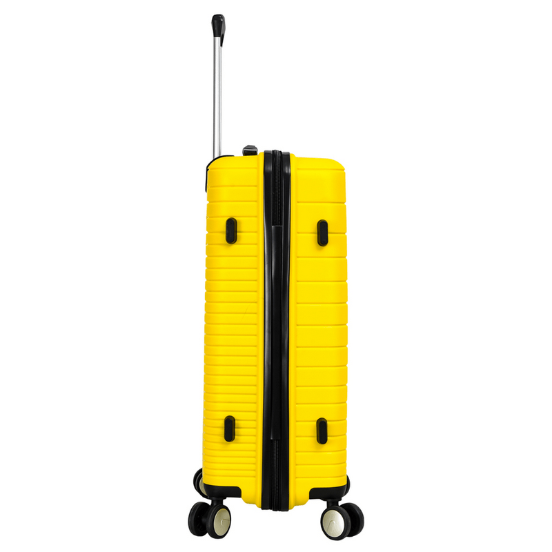 Sport si Outdoor - Articole de voiaj - Trolere - Troler Mediu Madisson SW33703, Polipropilena, 4 Roti Duble, Cifru, 65 cm, Galben - Infinity.ro