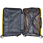 Sport si Outdoor - Articole de voiaj - Trolere - Troler Mediu Madisson SW33703, Polipropilena, 4 Roti Duble, Cifru, 65 cm, Galben - Infinity.ro