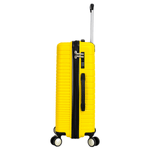Sport si Outdoor - Articole de voiaj - Trolere - Troler Mediu Madisson SW33703, Polipropilena, 4 Roti Duble, Cifru, 65 cm, Galben - Infinity.ro