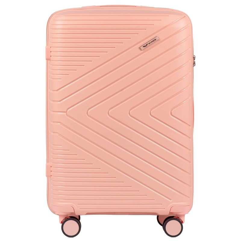 Sport si Outdoor - Articole de voiaj - Trolere - Troler de calatorie, Wings, Polipropilena, 69 l, Coral - Infinity.ro