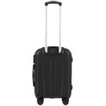 Sport si Outdoor - Articole de voiaj - Trolere - Troler Cabina, Wings, PDT01, ABS, 4 Roti Duble, 55.5 cm, Negru - Infinity.ro