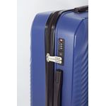 Sport si Outdoor - Articole de voiaj - Trolere - Troler mare Benzi BZ 5755, polipropilena, cifru TSA, 4 roti duble, 76 cm, albastru - Infinity.ro