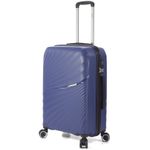 Sport si Outdoor - Articole de voiaj - Trolere - Troler mare Benzi BZ 5755, polipropilena, cifru TSA, 4 roti duble, 76 cm, albastru - Infinity.ro