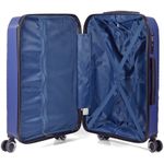 Sport si Outdoor - Articole de voiaj - Trolere - Troler mare Benzi BZ 5755, polipropilena, cifru TSA, 4 roti duble, 76 cm, albastru - Infinity.ro