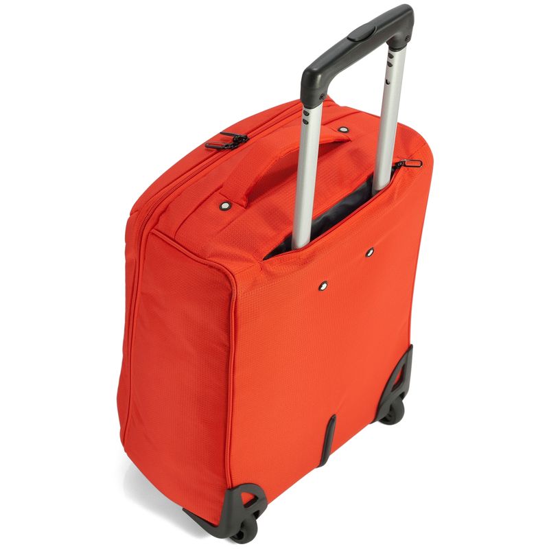 Sport si Outdoor - Articole de voiaj - Trolere - Troler Pliabil Benzi BZ 5027 - 51 cm Portocaliu - Infinity.ro