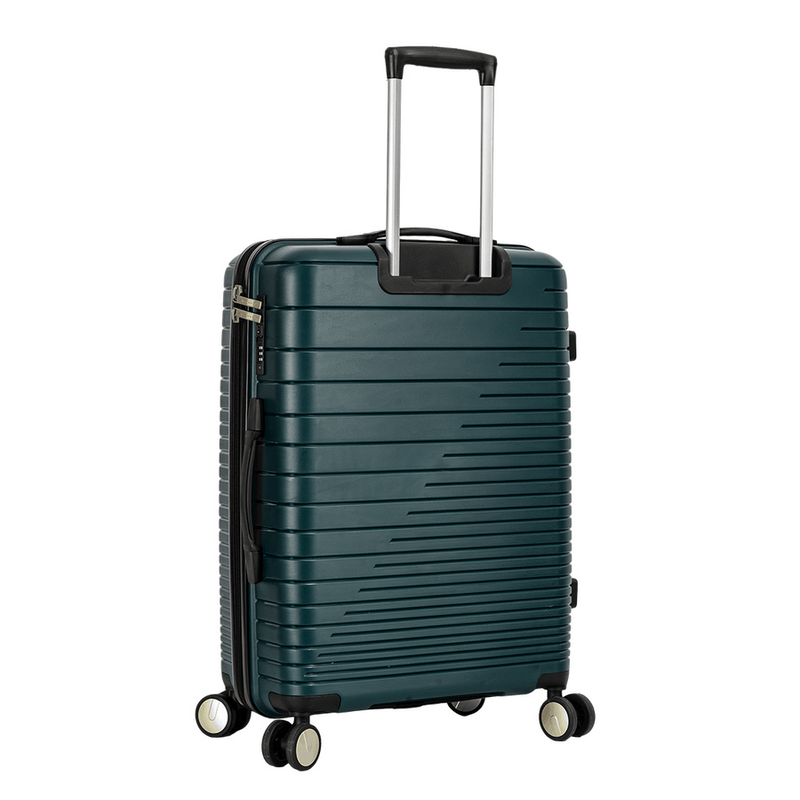 Sport si Outdoor - Articole de voiaj - Trolere - Troler Mediu Madisson SW33703, Polipropilena, 4 Roti Duble, Cifru, 65 cm, Verde inchis - Infinity.ro