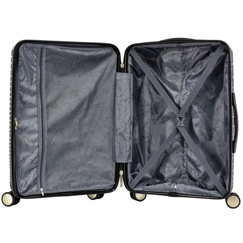 Sport si Outdoor - Articole de voiaj - Trolere - Troler Mediu Madisson SW33703, Polipropilena, 4 Roti Duble, Cifru, 65 cm, Verde inchis - Infinity.ro