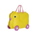 Sport si Outdoor - Articole de voiaj - Trolere - Troler Copii, Snowball, Polipropilena, 4 Roti, SW73101, 49 cm, Galben - Infinity.ro