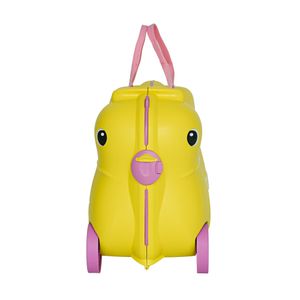 Troler Copii, Snowball, Polipropilena, 4 Roti, SW73101, 49 cm, Galben