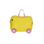 Sport si Outdoor - Articole de voiaj - Trolere - Troler Copii, Snowball, Polipropilena, 4 Roti, SW73101, 49 cm, Galben - Infinity.ro