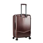 Sport si Outdoor - Articole de voiaj - Trolere - Troler Mare Extensibil Snowball SW31403, Policarbonat, 4 Roti Duble, Cifru TSA, 77 cm, Grena - Infinity.ro