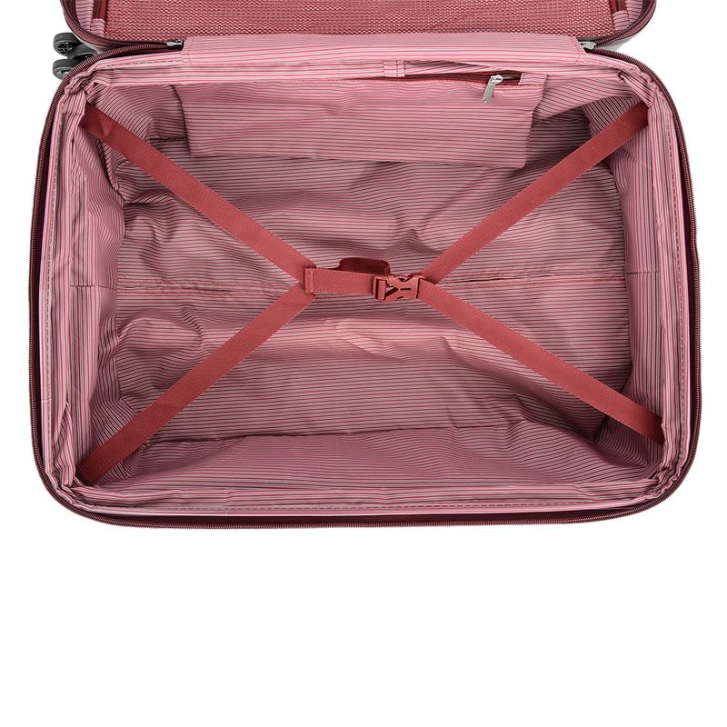 Sport si Outdoor - Articole de voiaj - Trolere - Troler Mare Extensibil Snowball SW31403, Policarbonat, 4 Roti Duble, Cifru TSA, 77 cm, Grena - Infinity.ro