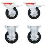 Casa si Gradina - Constructii - Depozitare, transport si protectie - Accesorii echipamente pentru transport si ridicat - Roti, 16 buc., 100 mm - Infinity.ro