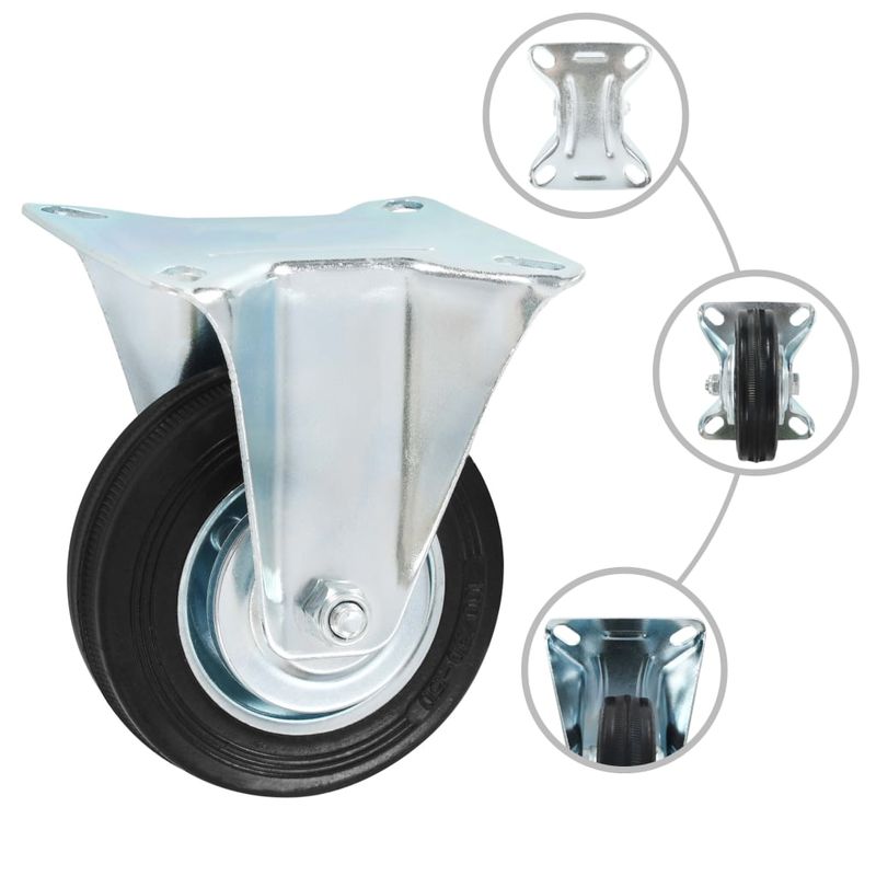 Casa si Gradina - Constructii - Depozitare, transport si protectie - Accesorii echipamente pentru transport si ridicat - Roti, 16 buc., 100 mm - Infinity.ro