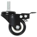 Casa si Gradina - Constructii - Depozitare, transport si protectie - Accesorii echipamente pentru transport si ridicat - Roti pivotante cu frane, 12 buc., 50 mm - Infinity.ro