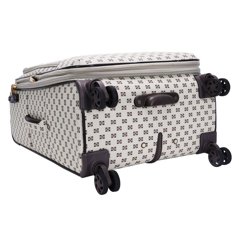 Sport si Outdoor - Articole de voiaj - Trolere - Troler Mare, Extensibil, PVC, 4 Roti Duble, Cifru TSA, Snowball, SW39204 - 79 cm, Gri - Infinity.ro