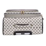 Sport si Outdoor - Articole de voiaj - Trolere - Troler Mare, Extensibil, PVC, 4 Roti Duble, Cifru TSA, Snowball, SW39204 - 79 cm, Gri - Infinity.ro