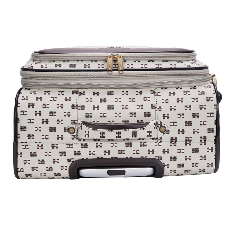 Sport si Outdoor - Articole de voiaj - Trolere - Troler Mare, Extensibil, PVC, 4 Roti Duble, Cifru TSA, Snowball, SW39204 - 79 cm, Gri - Infinity.ro