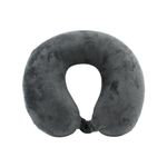Sport si Outdoor - Articole de voiaj - Accesorii articole de voiaj - Perna de calatorie, pentru adulti, culoare gri, din spuma cu memorie, 30 cm - Infinity.ro