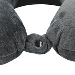 Sport si Outdoor - Articole de voiaj - Accesorii articole de voiaj - Perna de calatorie, pentru adulti, culoare gri, din spuma cu memorie, 30 cm - Infinity.ro