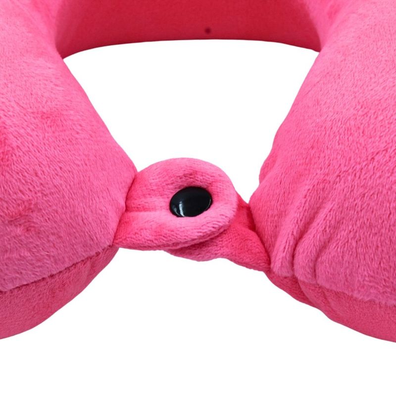 Sport si Outdoor - Articole de voiaj - Accesorii articole de voiaj - Perna de calatorie, pentru adulti, culoare roz, din spuma cu memorie, 30 cm - Infinity.ro