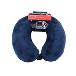 Sport si Outdoor - Articole de voiaj - Accesorii articole de voiaj - Perna de calatorie, pentru adulti, culoare bleumarin, din spuma cu memorie, 30 cm - Infinity.ro