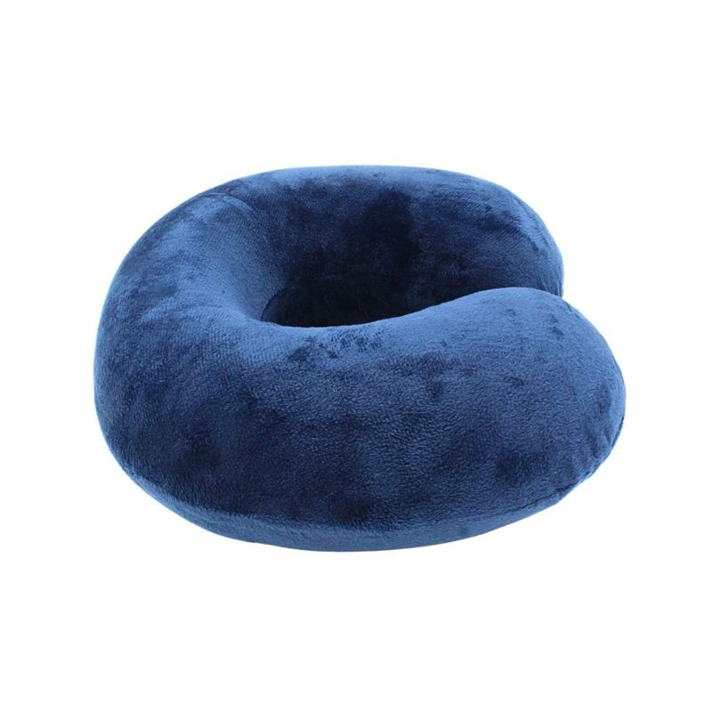 Sport si Outdoor - Articole de voiaj - Accesorii articole de voiaj - Perna de calatorie, pentru adulti, culoare bleumarin, din spuma cu memorie, 30 cm - Infinity.ro