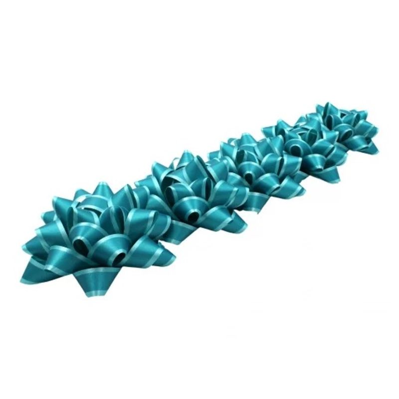 Carti si Birotica - Birotica - Articole ambalare - Set 10 stelute autoadezive, 9 cm, Brizzolari, culoarea turcoaz mat - Infinity.ro