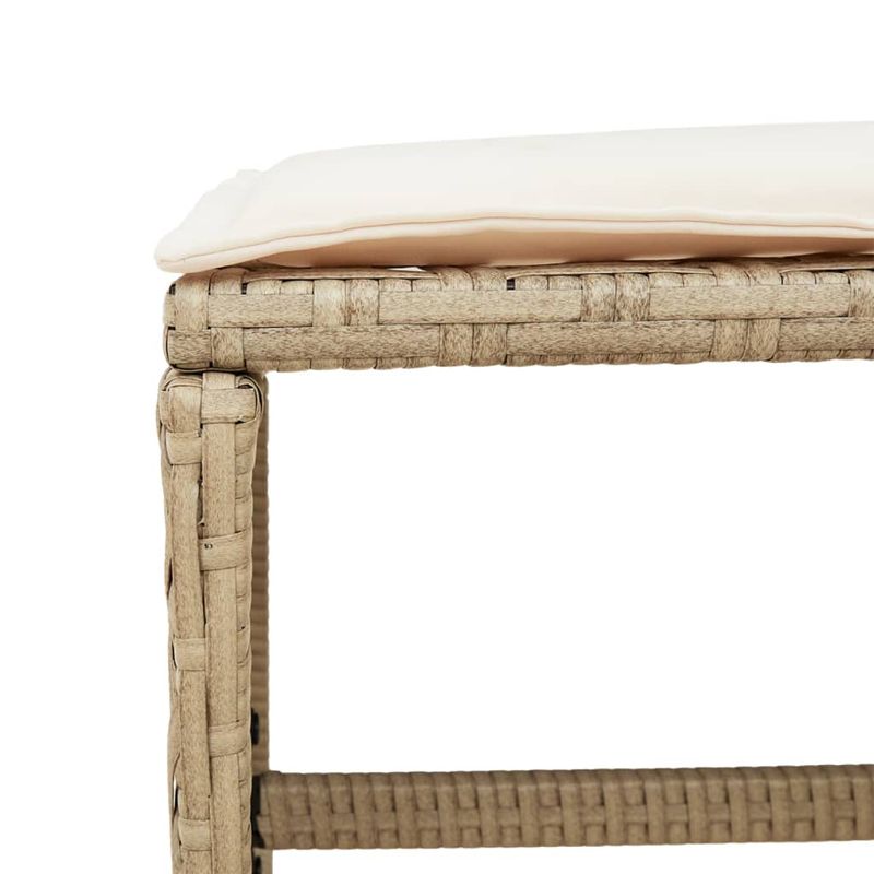 Casa si Gradina - Gradina si terasa - Mobilier exterior - Seturi mobila gradina - Set mobilier de gradina cu perne, 11 piese, bej, poliratan - Infinity.ro
