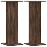 Casa si Gradina - Mobilier - Biblioteci si rafturi - Etajere - Noptiere, 2 buc., maro stejar, 30x30x80 cm, lemn prelucrat - Infinity.ro